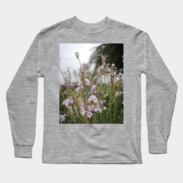 Dog Fairies: Happy Long Sleeve T-Shirt by Pesto.Frankie